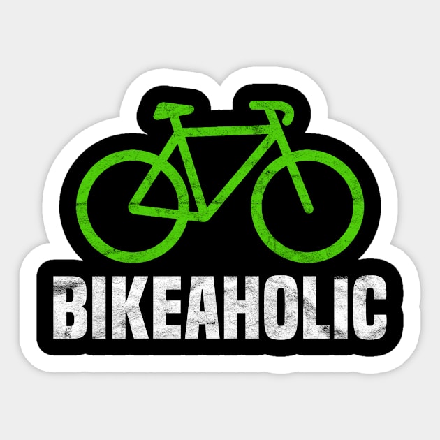 CYCLIST-Bike A Holic Sticker by AlphaDistributors